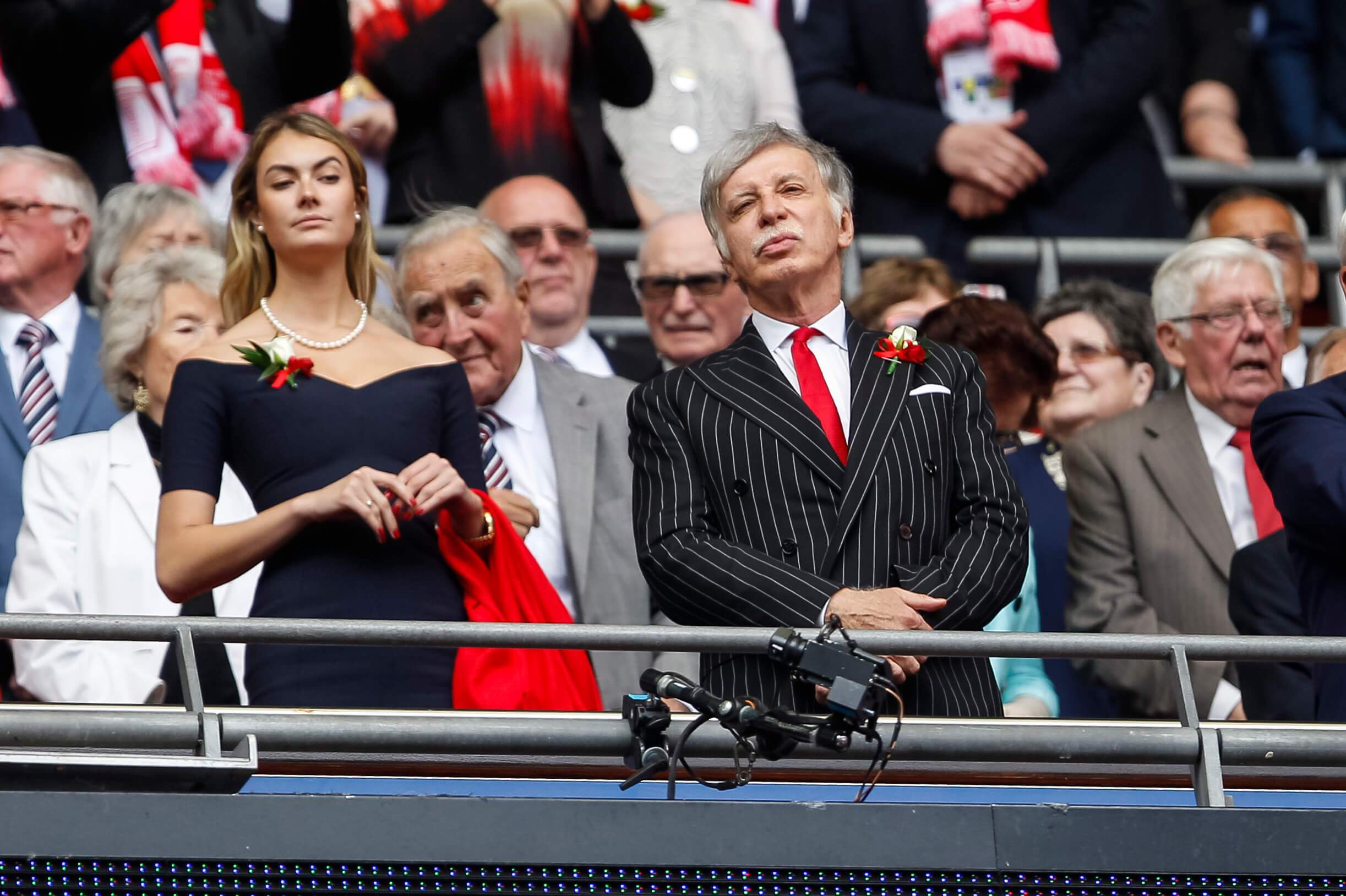 Stan Kroenke podczas meczu Arsenalu