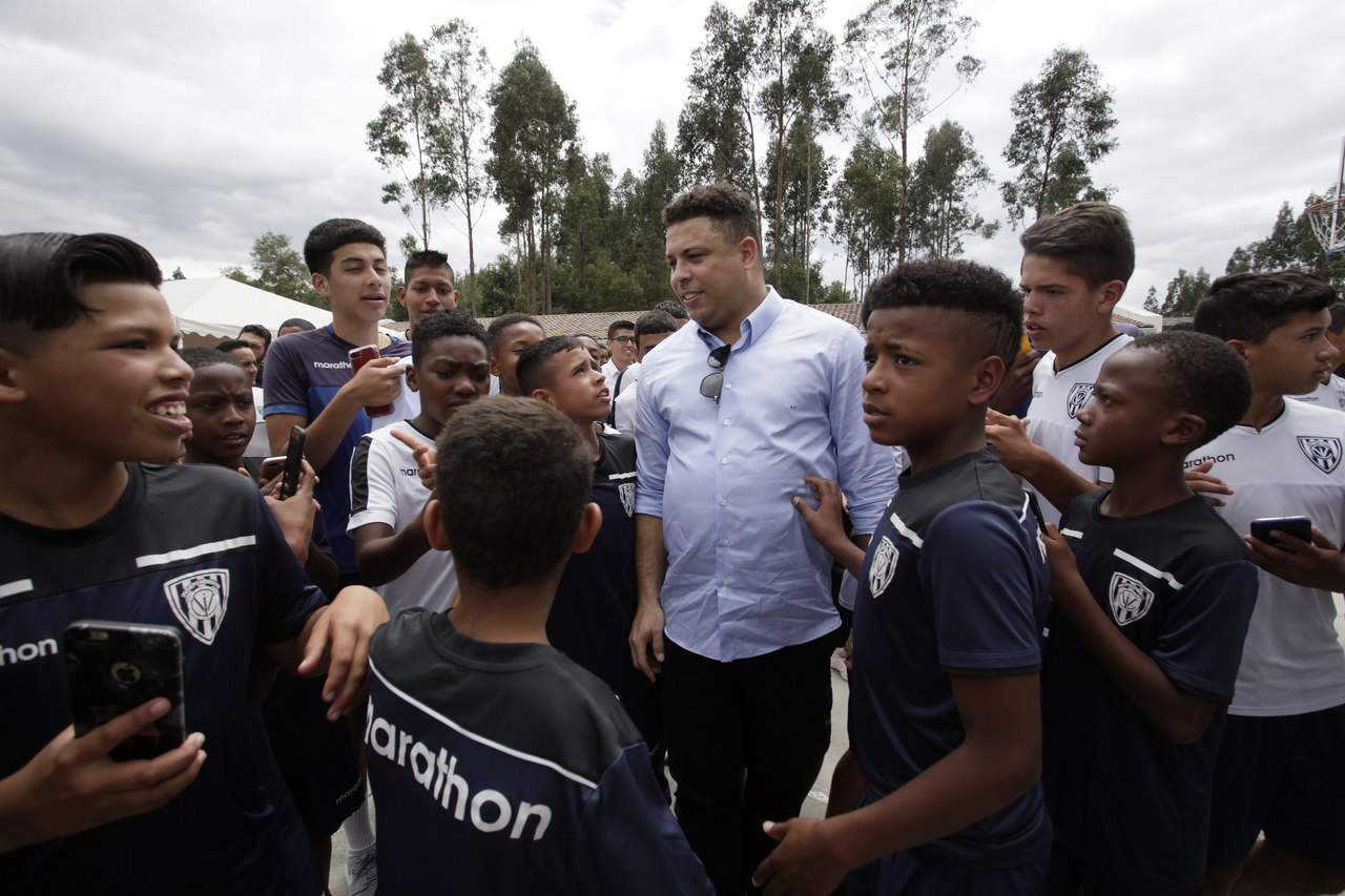 Ronaldo odwiedza akademię Independiente Del Valle