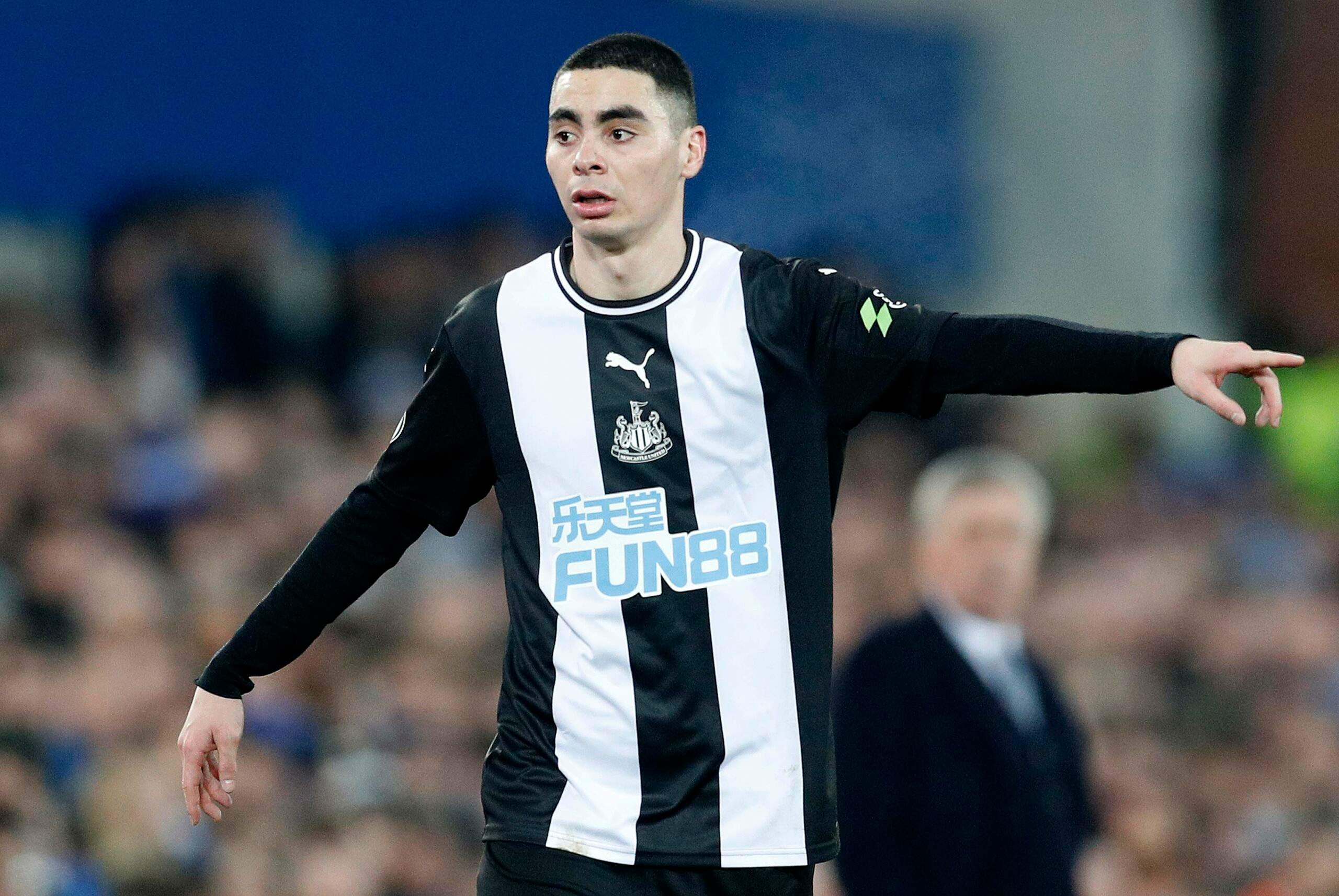 January 21, 2020, Liverpool, United Kingdom: Miguel Almiron of Newcastle United during the Premier League match against Everton at Goodison Park, Liverpool. Picture date: 21st January 2020. Picture credit should read: Darren Staples/Sportimage(Credit Image: © Darren Staples/CSM via ZUMA Wire)LIGA ANGIELSKA PILKA NOZNA SEZON 2019/2020 FOT. ZUMA/NEWSPIX.PL POLAND ONLY! --- Newspix.pl *** Local Caption *** www.newspix.pl mail us: info@newspix.pl call us: 0048 022 23 22 222 --- Polish Picture Agency by Ringier Axel Springer Poland