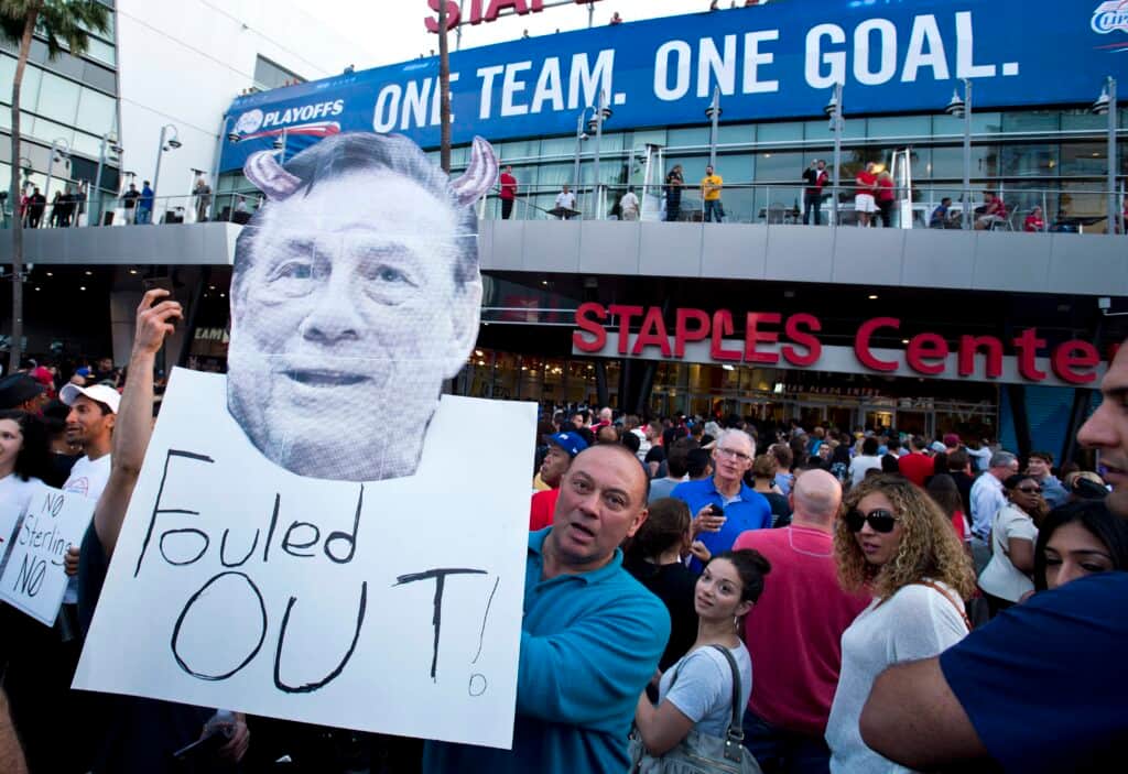 Los Angeles Clippers Donald Sterling protesty