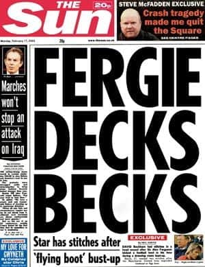 Fergie decks Becks