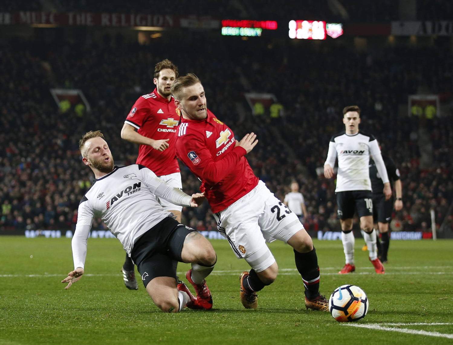 Manchester United v Derby County - FA Cup 3rd Round - Old Trafford - Manchester