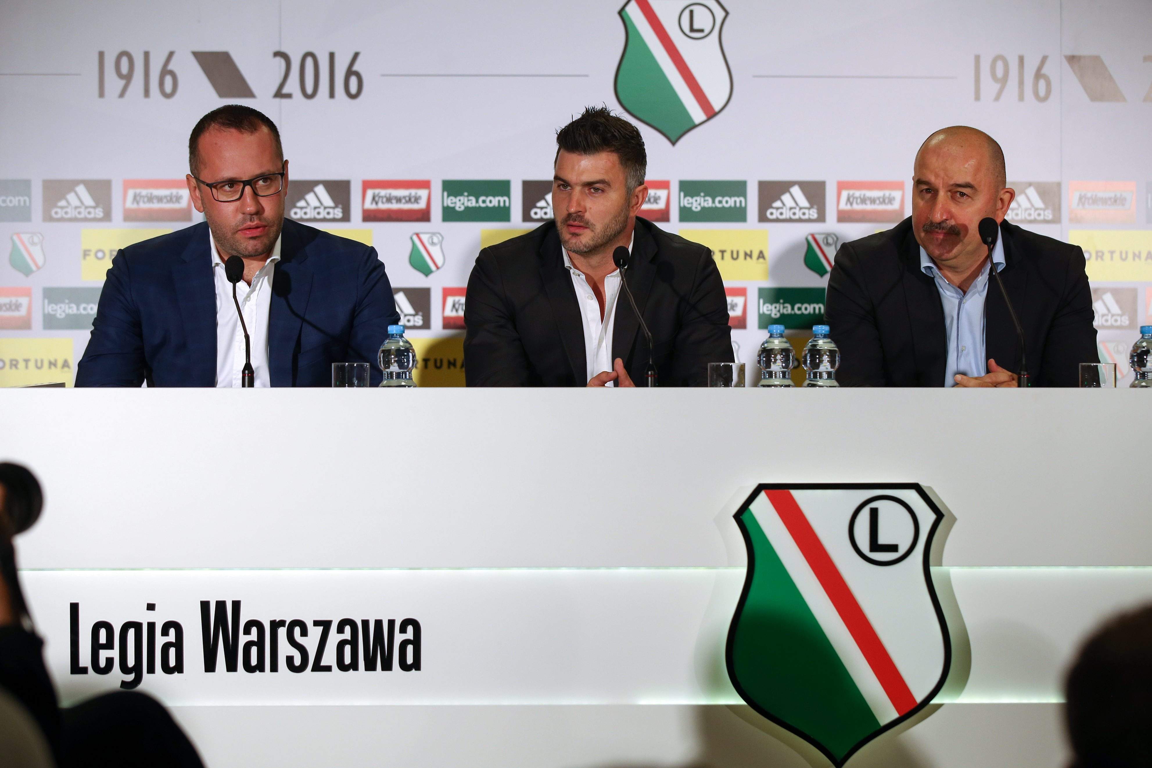 Ekstraklasa. Legia Warszawa - prezentacja nowego trenera. 06.10.2015