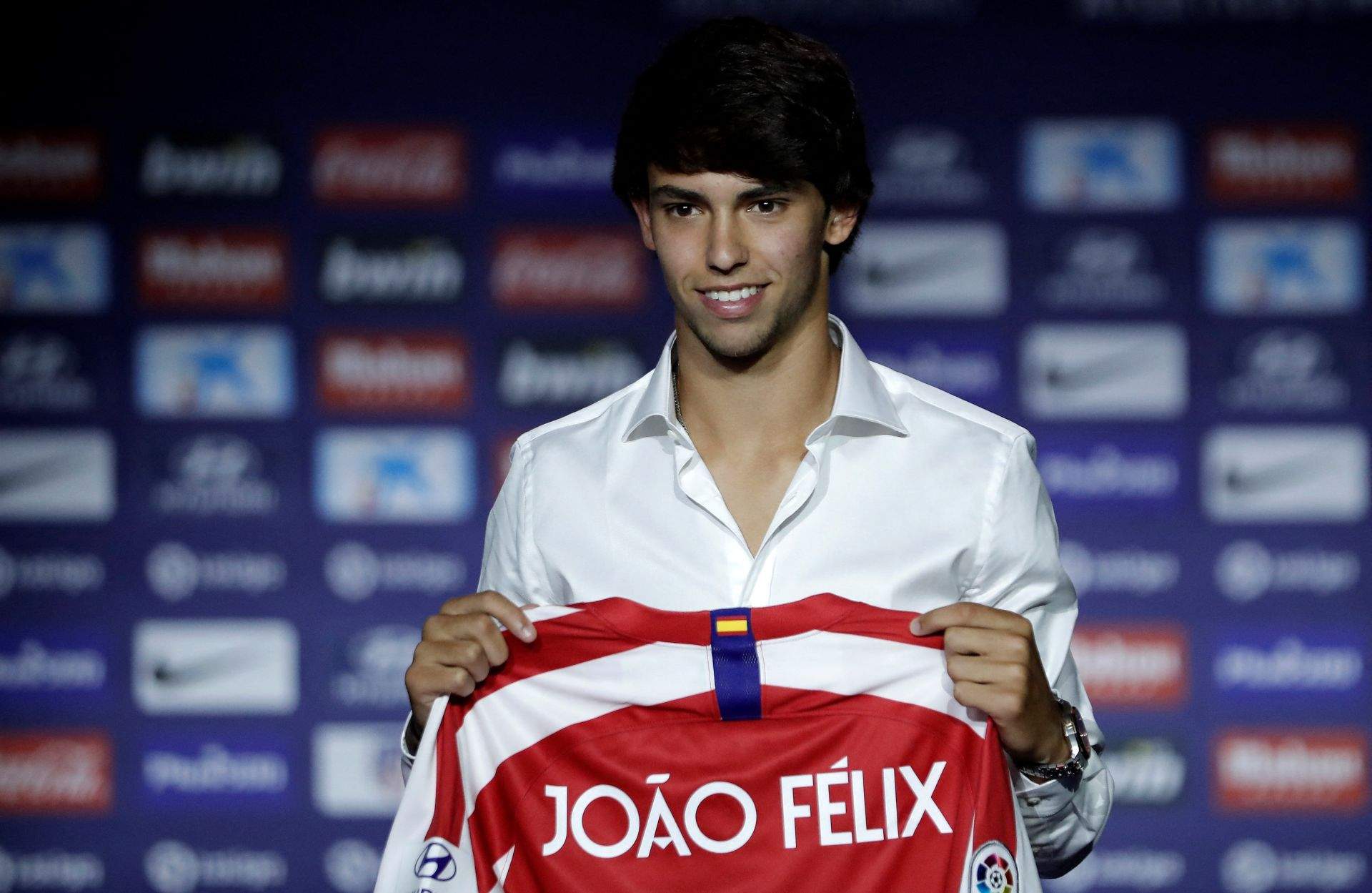 Atletico Madrid presents new player Joao Felix