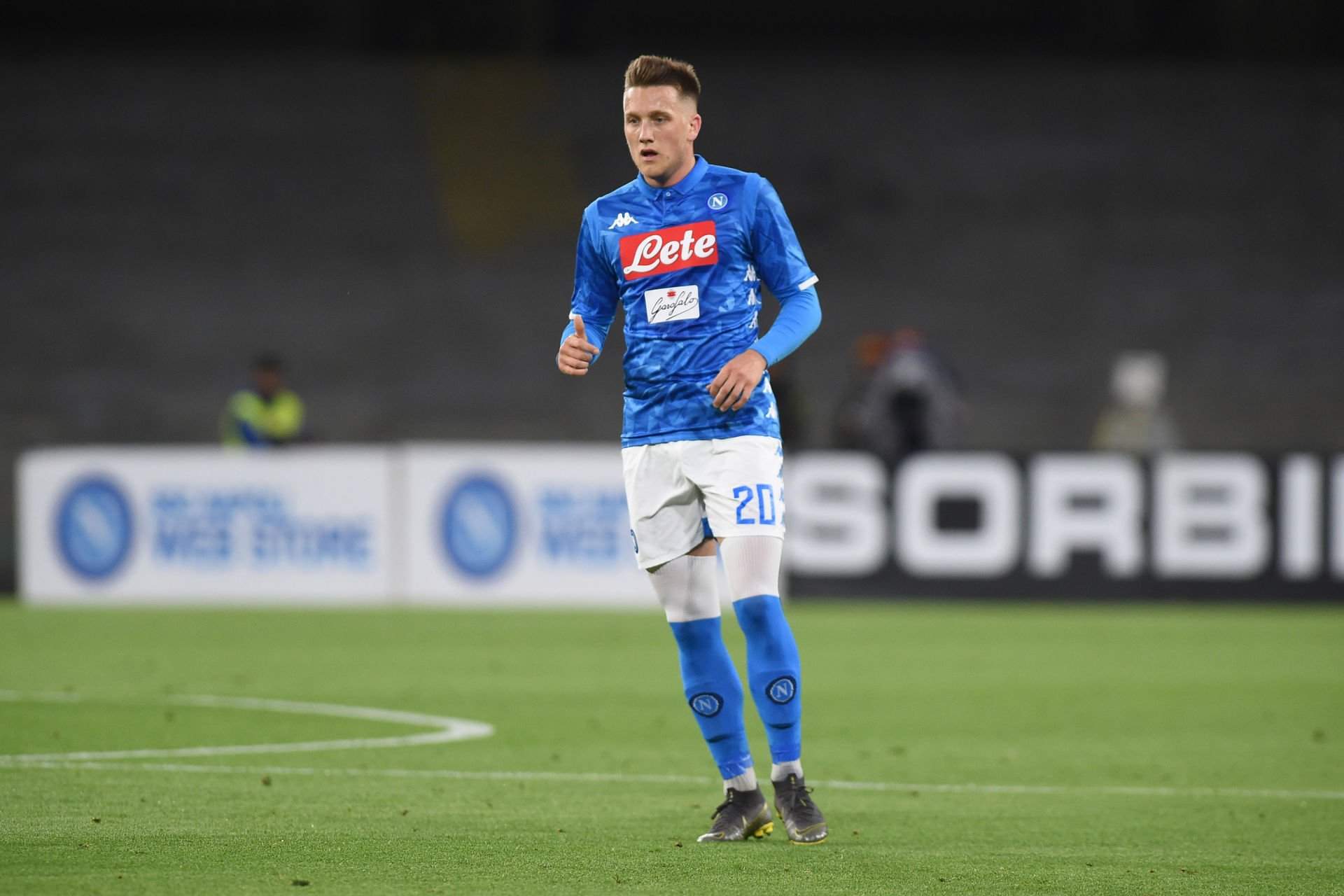 Piotr Zielinski of SSC Napoli during the Serie A TIM between SSC Napoli and Cagliari at Stadio San Paolo Naples Italy on 5 May 2019.(Photo Franco Romano) liga WLOSKA PILKA NOZNA SEZON 2018/2019 FOT.SPORTPHOTO24/NEWSPIX.PL ENGLAND OUT!!! --- Newspix.pl *** Local Caption *** www.newspix.pl mail us: info@newspix.pl call us: 0048 022 23 22 222 --- Polish Picture Agency by Ringier Axel Springer Poland