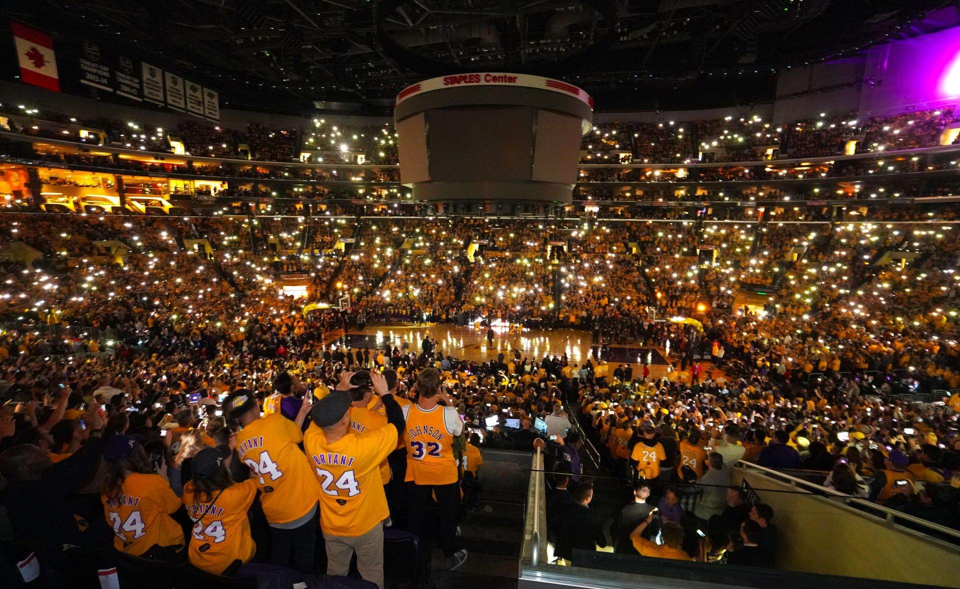 NBA 2020: Kobe Tribute During Lakers Blazers Game