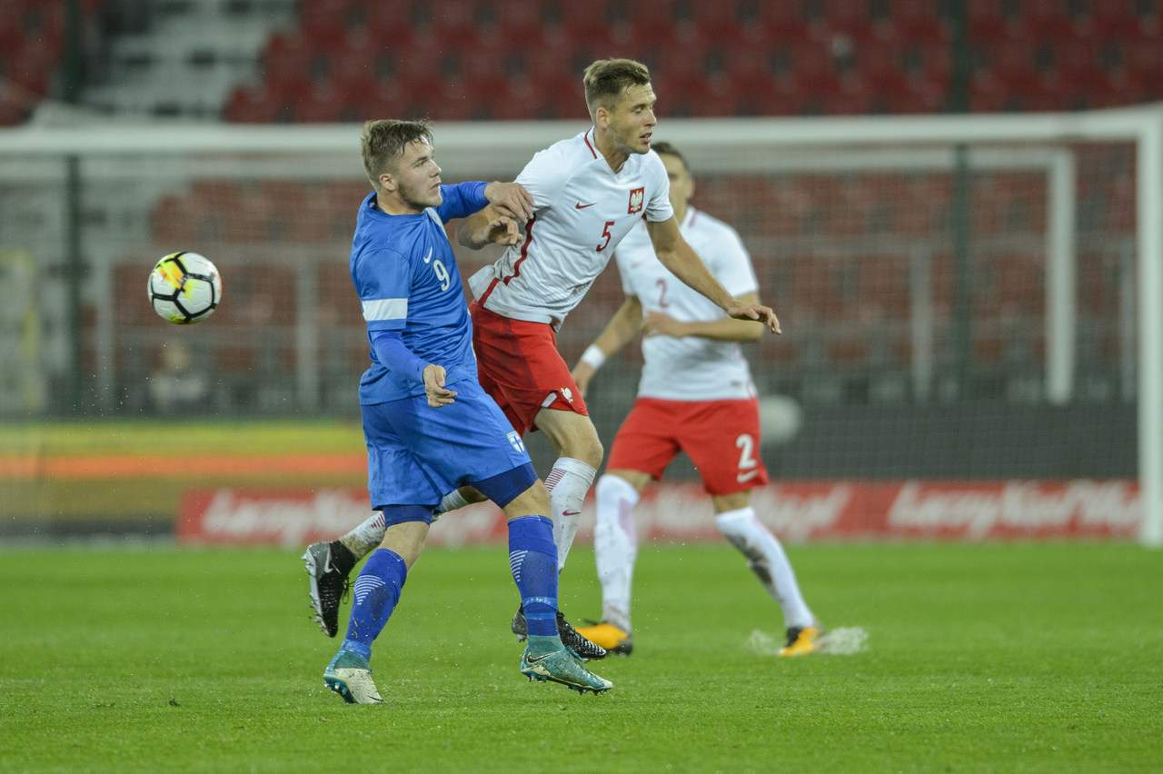 Benjamin Kallman w meczu reprezentacji Finlandii U-21 z Polską