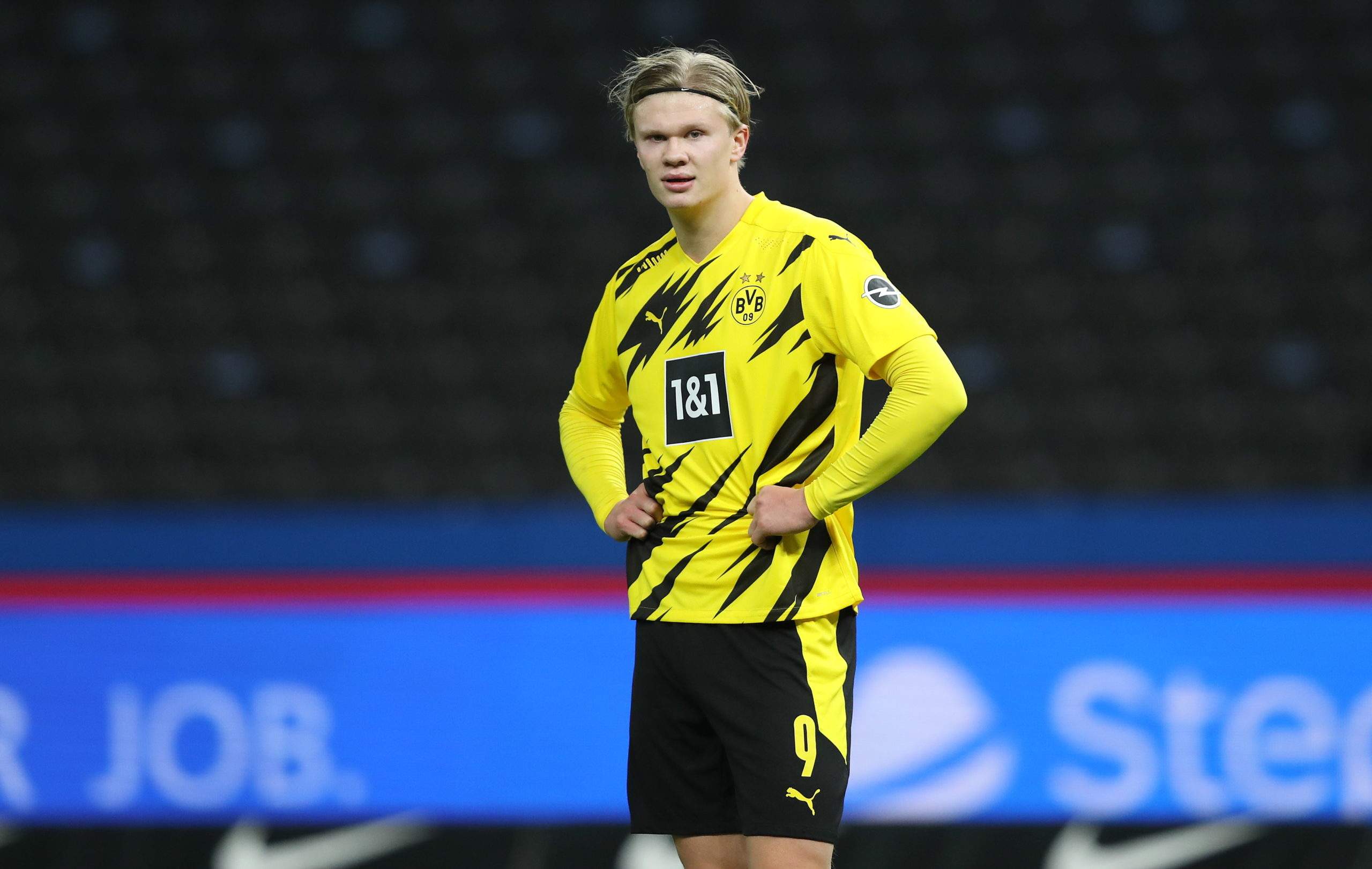 Erling Haaland w barwach Borussii Dortmund 