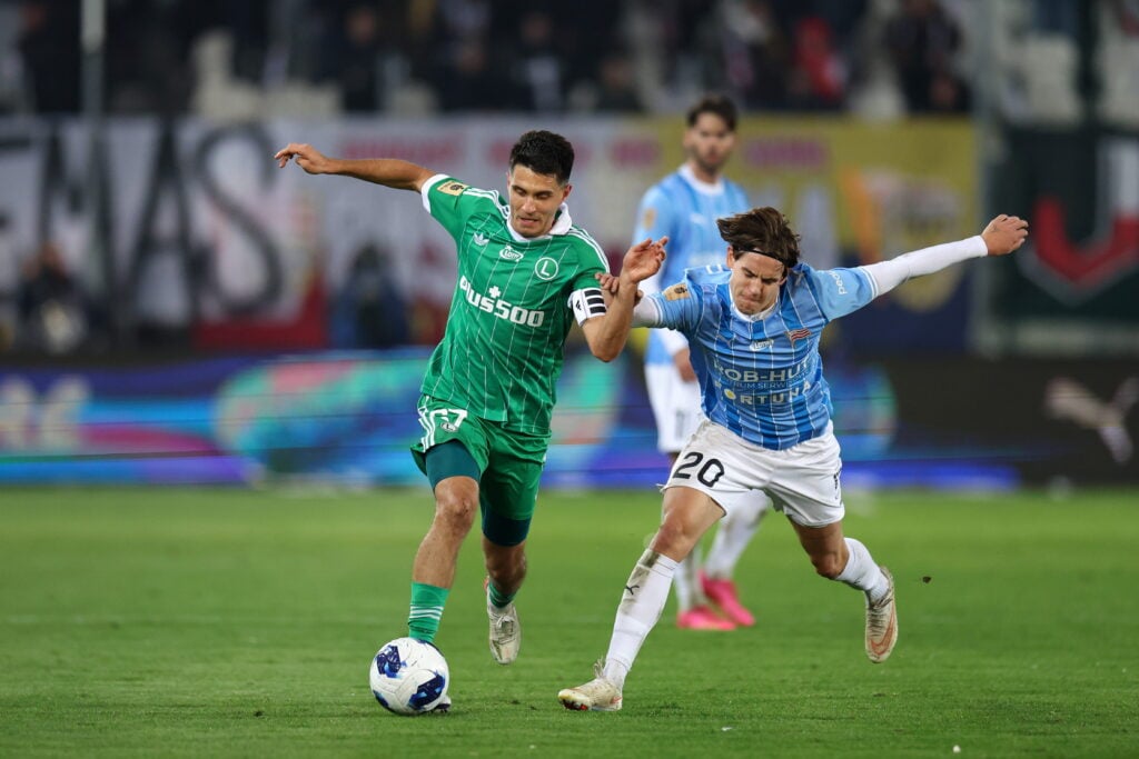 Bartosz Kapustka i Karol Knap