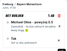Freiburg - Bayern Monachium typy