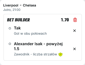 Liverpool - Chelsea typy