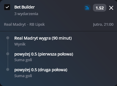 Real Madryt - RB Lipsk typy