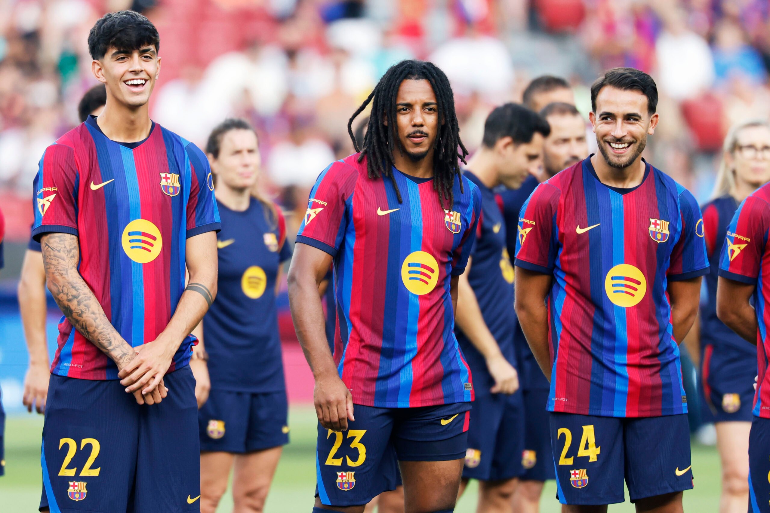Marc Bernal, Jules Kounde i Eric Garcia