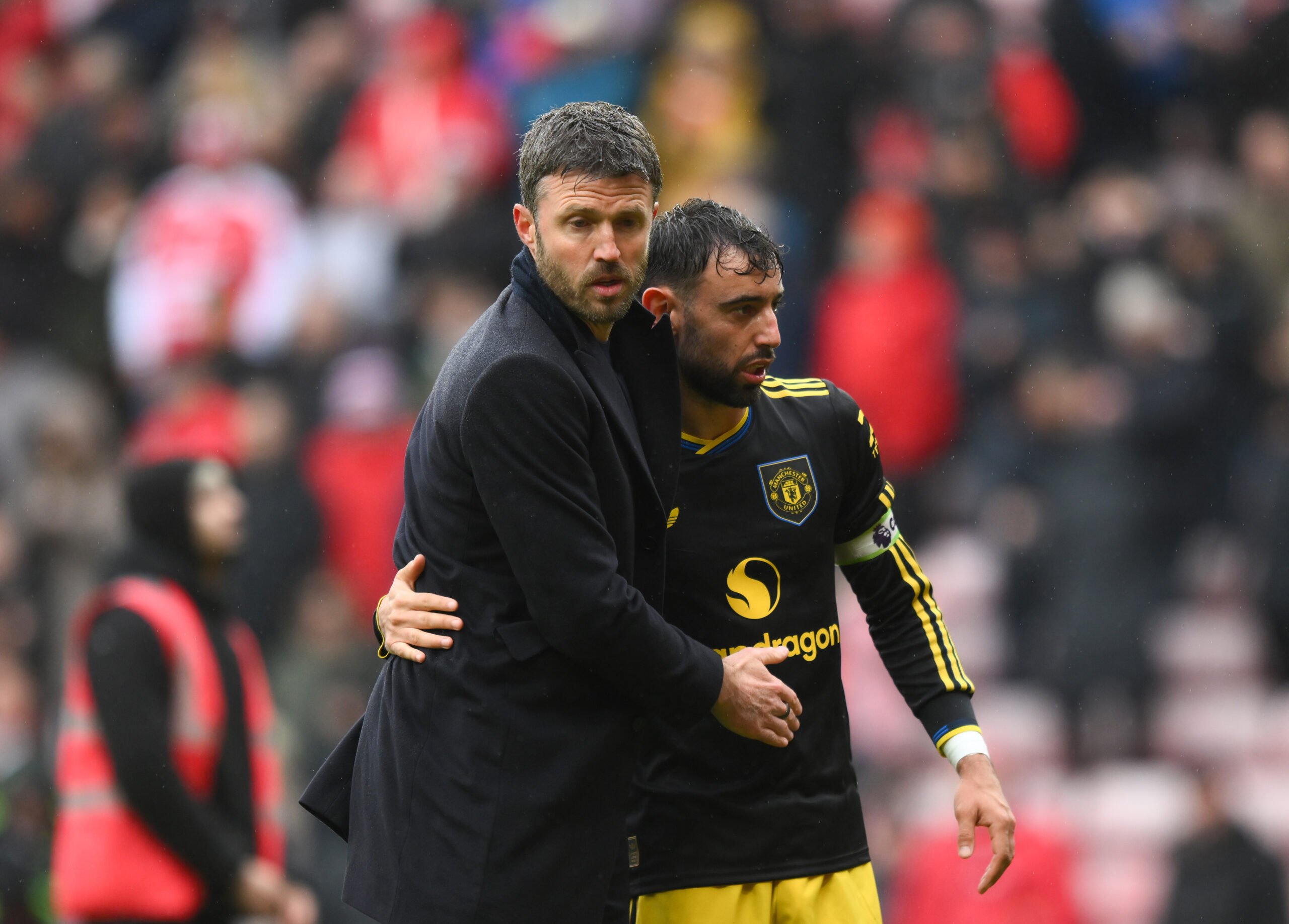 Michael Carrick i Bruno Fernandes