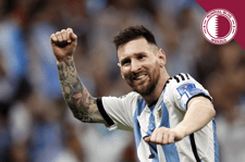 Leo Messi i piłka nożna