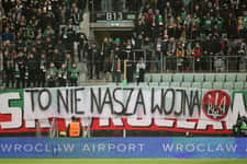 Śląsk ukarany za transparent „to nie nasza wojna”
