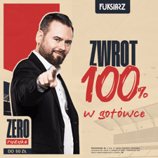 Fuksiarz kod promocyjny: bonus powitalny do 260 zł