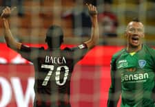 Bacca z pierwszym golem, Milan ze zwycięstwem. Pomógł Skorupski