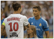 Ronaldo kontra Zlatan na Parc de Princes. Czego chcieć więcej?