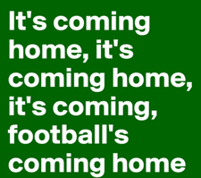Football’s coming home? A może po prostu Anglicy zaraz wrócą do domu?