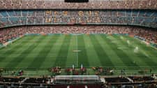 Gorące przywitanie Lewandowskiego przed meczem Barcelona – UNAM Pumas [WIDEO]