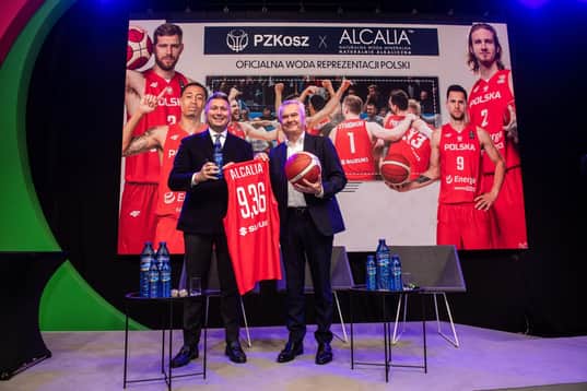 Alcalia oficjalną wodą reprezentacji Polski w koszykówce