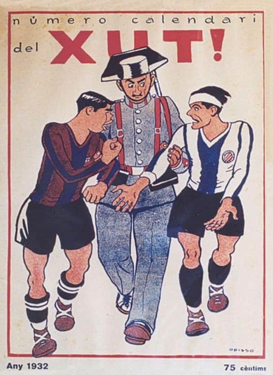 Barcelona z Espanyolem na okładce… w 1932 roku