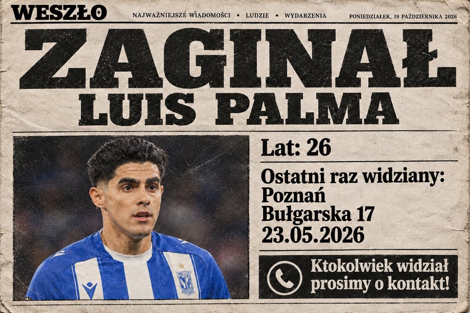 Gdzie zaginął Luis Palma? Ktokolwiek widział, prosimy o&nbsp;kontakt