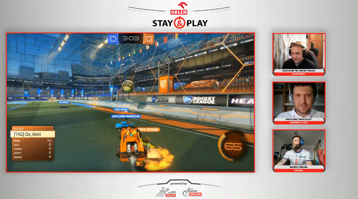 Czy Andrzej Wrona potrafi fruwać również grając w Rocket League?